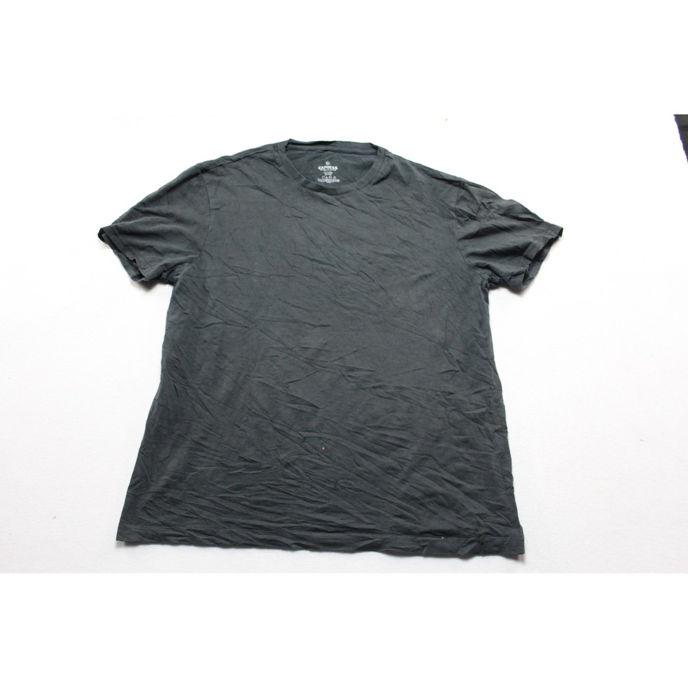 Express Stretch Crew Tee Mens Extra Large Gray Good Short Sleeve Cotton Blend